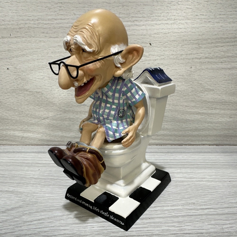 Westland Giftware Coots 6" Coot Potty Painted Resin Figurine 2004 #4986